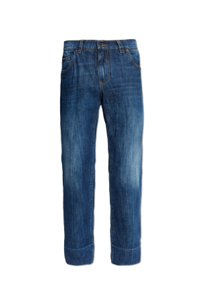 Blue Jeans with logo Dolce & Gabbana - Vitkac AS